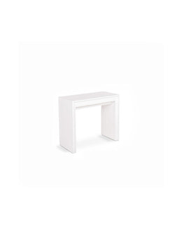 Extendable console in white mdf Pinocchio STS