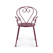 Etienne Bordeaux stackable chair with armrests