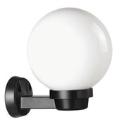 Sf wall lamp. Opal D.20 E27 black globe line