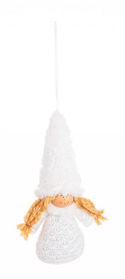 12x White Glenn Angel Pendant H14