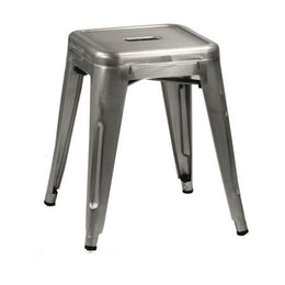 Galvanized bristol iron stool cm39x39h45