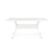 Ivrea outdoor table rectangular white 90 x 160 cm