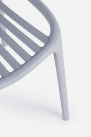 Cassandra light gray outdoor chair