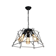 Suspension lamp Tena MDL3854 lights in asymmetrical black metal