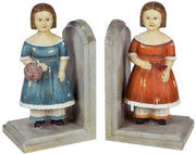 Pair of bookends for girls qs-1318 cm. 22 x 11 h 24