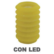 Led candle lantern yellow fountain cmø13,5h20