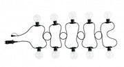External chain lights Brillant 10 transparent led 8.4m