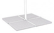 Set4 Tiles 50X50 20Kg Cement Mix White -