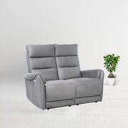 2-Seater Reclining Sofa with 2 Electric Recliners - 135cm x 98cm x 109cm