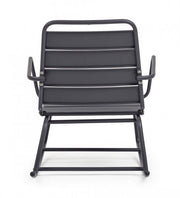 Rocking chair anthracite bizzotto lillian