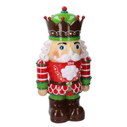 Resin soldier with green led cm26x18h48