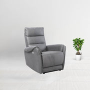 Light Grey Electric Recliner Chair 82 x 98 x 109 cm