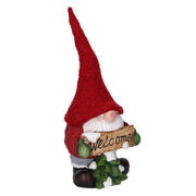 Resin gnome with red sign cm21,5x19h50