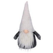 Gray fabric gnome 16x14h36 cm
