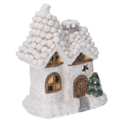 White led resin house cm17x11,5h22