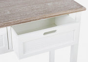 Rustic console Dorotea 2 shabby drawers