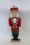 Red wooden soldier cm18x8h62