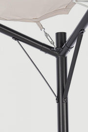 Dome gazebo for the garden anthracite-gray 3,5x3,5xh 260 cm