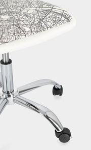 Young Paris leatherette office chair 42.5 x 40 x 87 cm