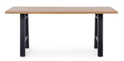 Tavolo Fred Nero 180X90  BZ