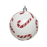 White sphere with candies Ø8 cm