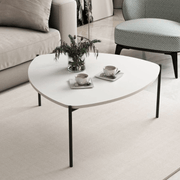 Lenny coffee table in white