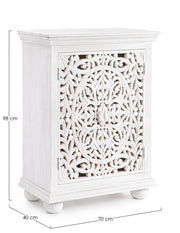 2-door sideboard in white wood Alinta