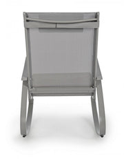 Bizzotto Tortora rocking garden armchair