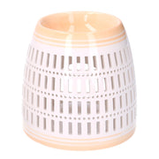Round orange ceramic essence burner cmø12,6h12,6