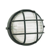 Small ceiling cage industrial line black round