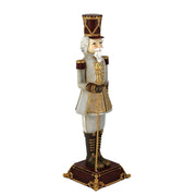 Gold resin soldier cm10x10h31,5