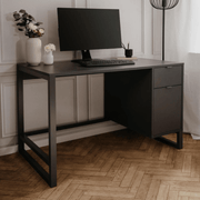 Sumatra30A anthracite desk with door and drawer