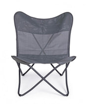 Armchair butterfly camping gabicce gray 77,5x81x89h cm