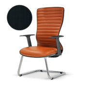 Arya black office guest chair