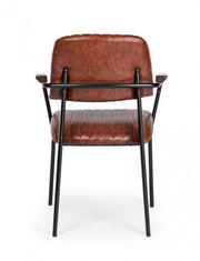 C-BR Nelly vintage chair dark orange vintage 60x63x84h cm