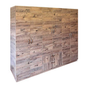 6-Door Wardrobe with 2 Drawers in Oak - 200cm x 40cm x 180cm