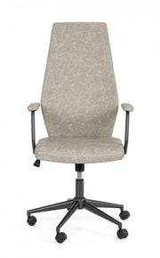 Jamie light gray office armchair