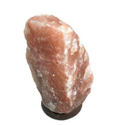 Salt lamp 9-12kg with attachment and wooden base cm20x20h34