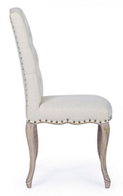 2x Classic style upholstered fabric chair