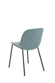 Set of 4 Fabric Chairs 57cm x 46cm H. 80cm
