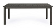 Konnor anthracite extendable garden table 200-300 x 110 cm