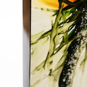 Decorative panel with yellow wood finish 60x120x4 cm