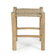 Outdoor Stool in Natural Teak LAMPOK 38x38x h45 cm