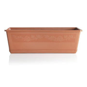 Balconella Flower Pot With Saucer Cm 60 Bama Terracotta Plastic