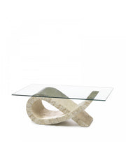 Coffee table 120 x 70 - Transparent FIOCCO STS