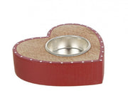 12x Country Heart Candle