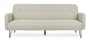 Bridjet Beige sofa bed in reclining fabric