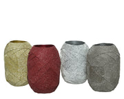 Decorative Glitter Christmas Ribbon - 4 Assorted Colors - 2000 x 1 x 0.1 cm