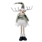 Gray fabric reindeer cm22x13h60