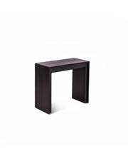 Extendable console in black mdf Pinocchio STS